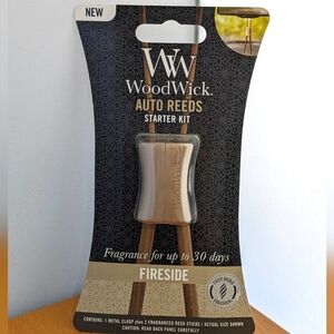 WoodWick Fireside Auto Reeds Starter Kit